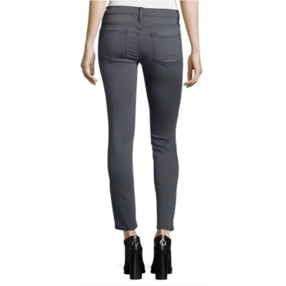 FRAME Le Skinny De Jeanne Greys Inn Rip Jeans- size 29 - Picture 2 of 11